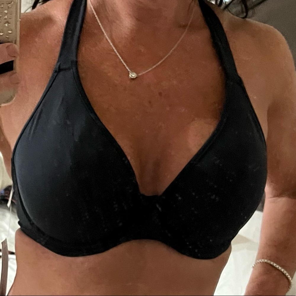 Freya New with tags Black halter bikini 34DD